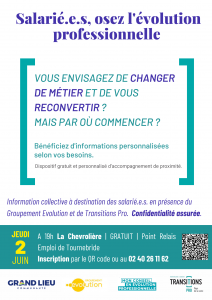 soirée reconversion professionnelle la chevrolière