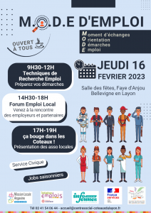 forum emploi MODE d'emploi bellevigne en layon